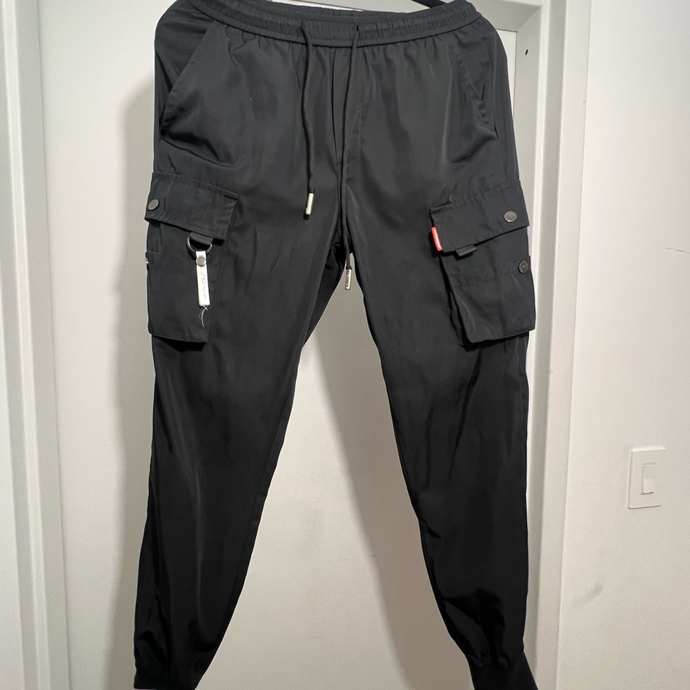 Men's Black Cargo Pants